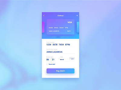 Daily UI #002 — Credit Card Checkout 002 appdesign daily 100 dailychallenge dailyui dayliui002 uidesign userinterface