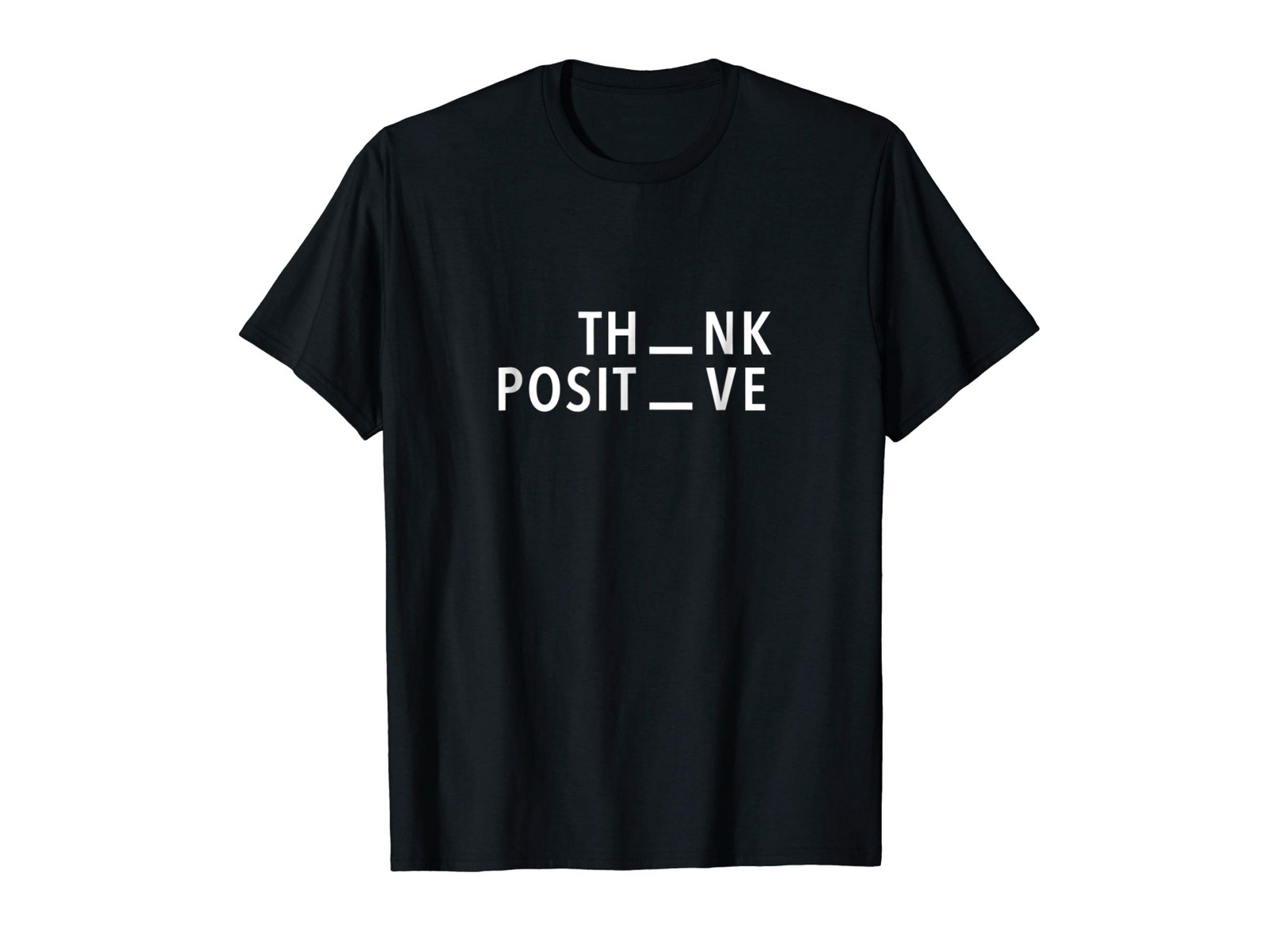 positive graphic tees