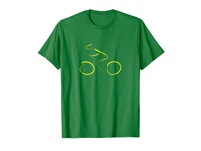 Bike Lovers T-shirt Funny Cycling Shirt amazon apparel bike bike ride biker bikes bycicle clothing cycle cycling cyclist green illustration madebybono outline ride sport t shirt threadless tshirt