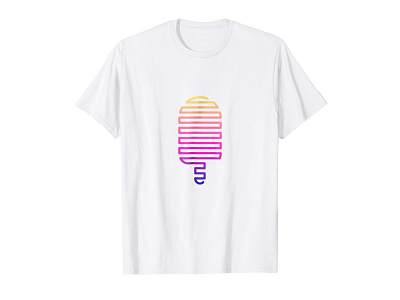 Linear Ice Cream T-shirt