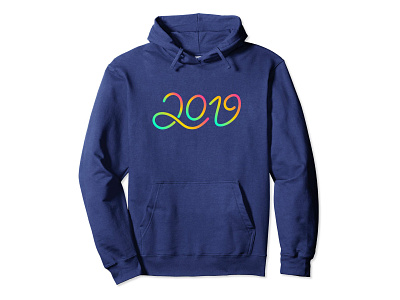 Happy New Year 2019 T-shirt LOV T-shirt
