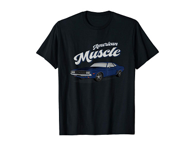 American Muscle Car 60s 70s Vintage T-Shirt