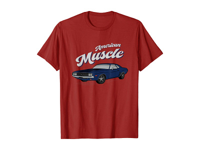 American Muscle Car 60s 70s Vintage T-Shirt