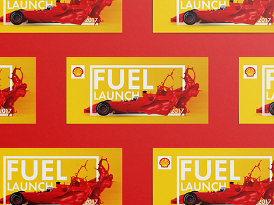 Key Visual / Shell / Fuel Launch car extreme formula fuel graphicdesign illustrator keyvisual petrol photoshop race red shell speed yellow