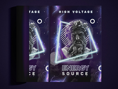 Lightning Energy / Key Visual antique energy event graphicdesign highvoltage illustrator keyvisual lightning modern photoshop power zeus