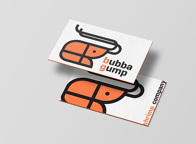 Bubba Gump Logo brand bubba company fan fanart forrestgump gump illustrator logo movie photoshop seafood shrimp