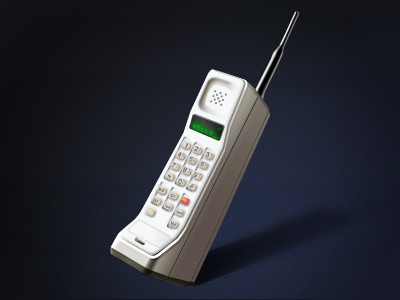 Motorola 8800x brick icon phone telephone vintage