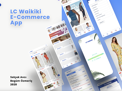 LC Waikiki E-Commerce App Design adobe xd app design app ui ecommerce app interaction design micro interaction mobil app ui ux