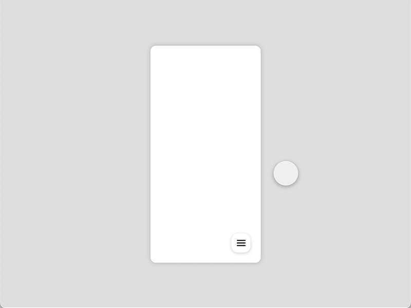 side menu design for expandable screens