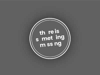 th re is s met ing m ss ng coaster concept illustration typography typography art