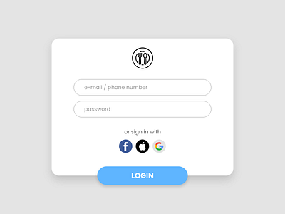 Basic Login Form - Daily UI #2 adobe xd forms login signin signup ui ux