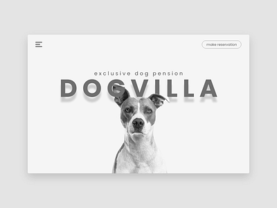 Dog Pension Landing Page - Daily UI #3 landing landing design landing page design ui ux