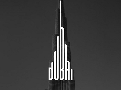 DUBAI ______________________ #lettering calligraphic typoarabic calligraphic typoarabic logo designlogo logoarabic logo logo design illustrator logoarabic logo logodesign
