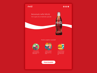 CocaCola Landing Page