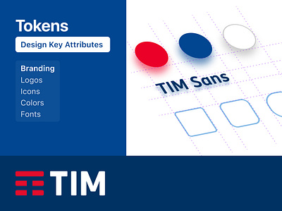 TIM Retailer Design System - Figma Cover Design blue colors cover design ops design system design system ops ds figma grid operations tim tokens ui