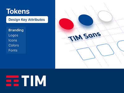 TIM Retailer Design System - Figma Cover Design blue colors cover design ops design system design system ops ds figma grid operations tim tokens ui