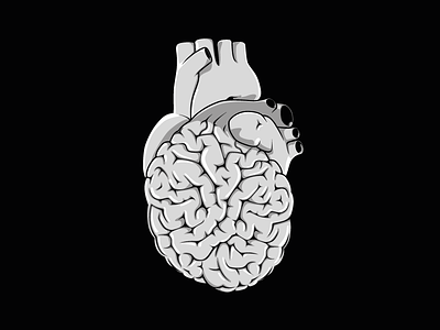 Heartwisdom adobe illustrator brain heart heartwisdom illustration vector wisdom