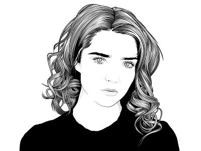 Geidy adobe illustrator hair illustration model portrait vector