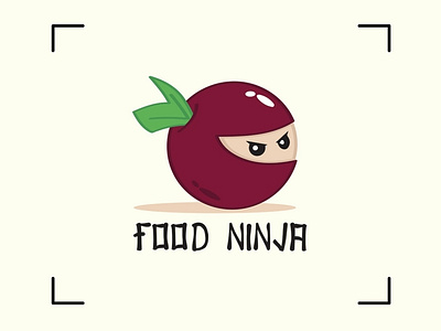 Food Ninja - Logo design adobe illustrator design food graphic design icon illustration logo logo design ninja typography vector