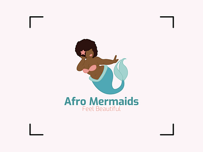 Afro Mermaids - Logo design adobe illustrator afro design graphic design icon illustration logo logo design mermaid vector