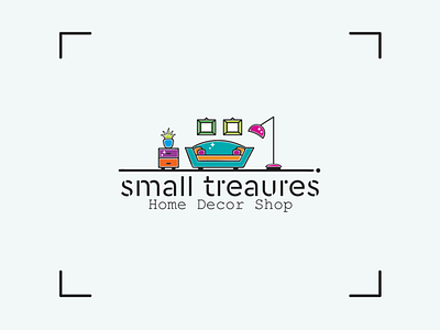 Small Treasures - Logo Design adobe illustrator branding decor design graphic design home icon illustration logo logo design shop treasure vector