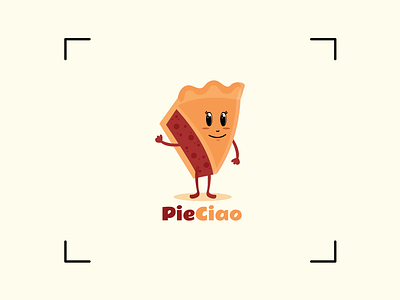 PieCiao - Logo Design adobe illustrator ciao design food graphic design hello icon illustration logo logo design pie vector