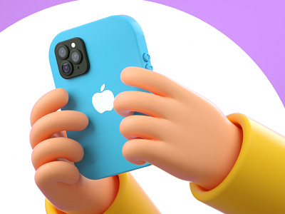 Take My Phone 3d 3d art 3d artist apple c4d cinema 4d design illustration iphone phone render ui