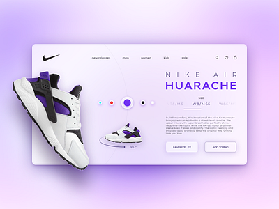 Nike Website Design UI/UX