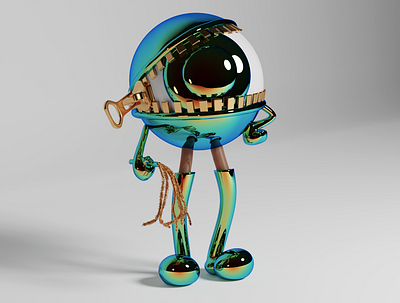 Hey Bebe. 3d art art direction blender blender3d blockchain character art collection crypto art design digital digital art ethereum illustration nft pbr