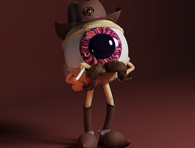 There's a new Sheriff in the Metaverse 3d 3d art art direction blender blender3d blockchain design ethereum illustration nft nft collection pbr yeehaw