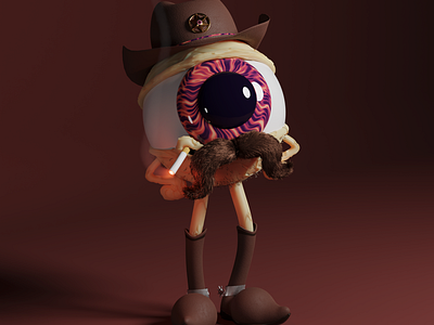 There's a new Sheriff in the Metaverse 3d 3d art art direction blender blender3d blockchain design ethereum illustration nft nft collection pbr yeehaw