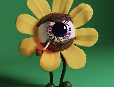 Rise and shine, my little grumpy sunflowers 3d 3d art art direction bitcoin blender blender3d blockchain c4d character cinema4d crypto design ethereum human made illustration metaverse nft nft collection noai pbr