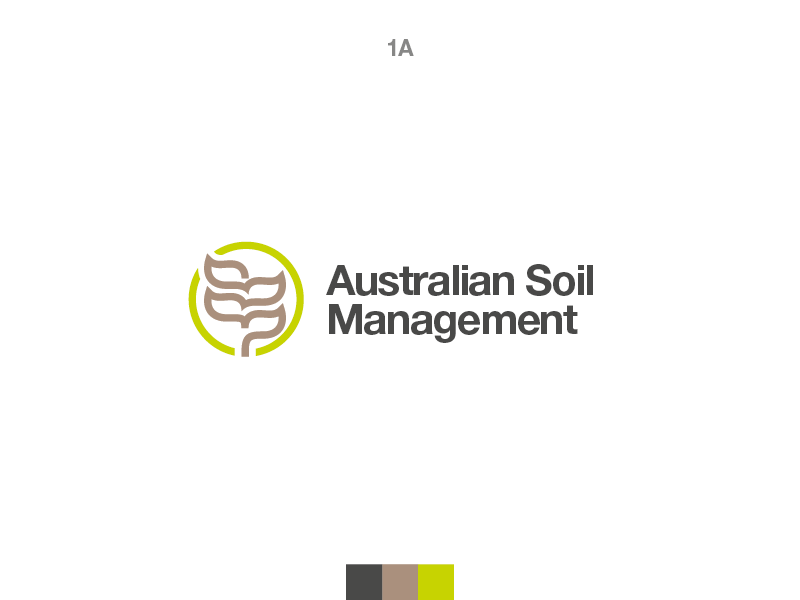 Australian Soil logo concept 1 environmental logo concept eco green industrial farming helvetica retro