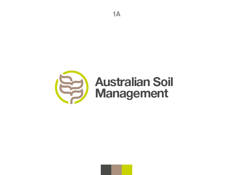 Australian Soil logo concept 1 concept eco environmental farming green helvetica industrial logo retro