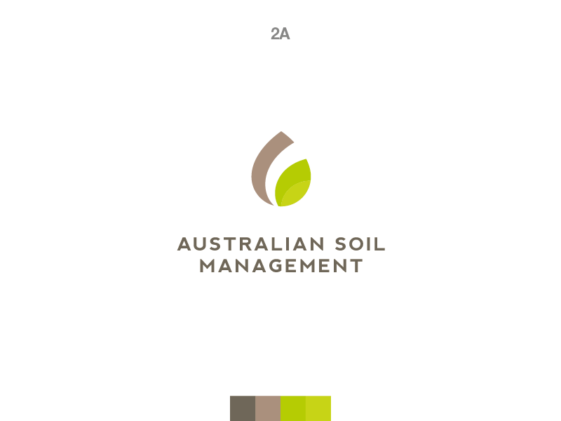 Australian Soil logo concept 2 concept earth eco environmental farming green leaf logo modern water