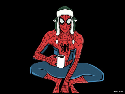 Christmas Spider-man by Taylor E. Mathias on Dribbble