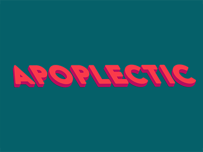 Apoplectic animation animography design illustration motion motion animation typography