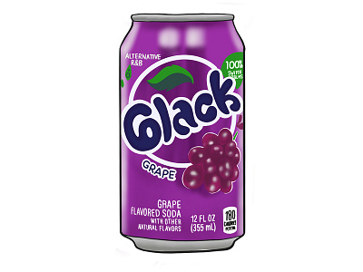 6lack 6lack branding design fanta illustration music music artist packaging rap soda soda can