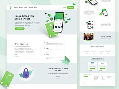 Equra Landing Page