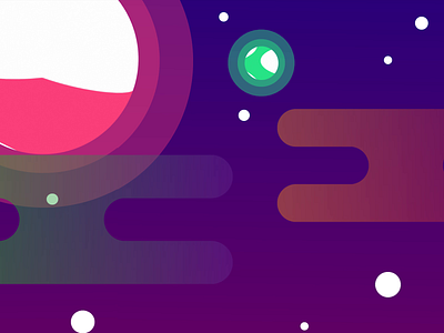 🤖 Cute space Robot 🤖 after affects ai animation characer colors cute design donut flat future galaxy gif illustration illustrator planet robot sound space stars vector