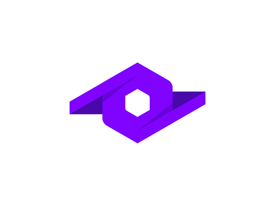 Abstract Polygon Logo Design abstract logo brand design brand identity branding branding concept design icon illustration logo polygon purple vector