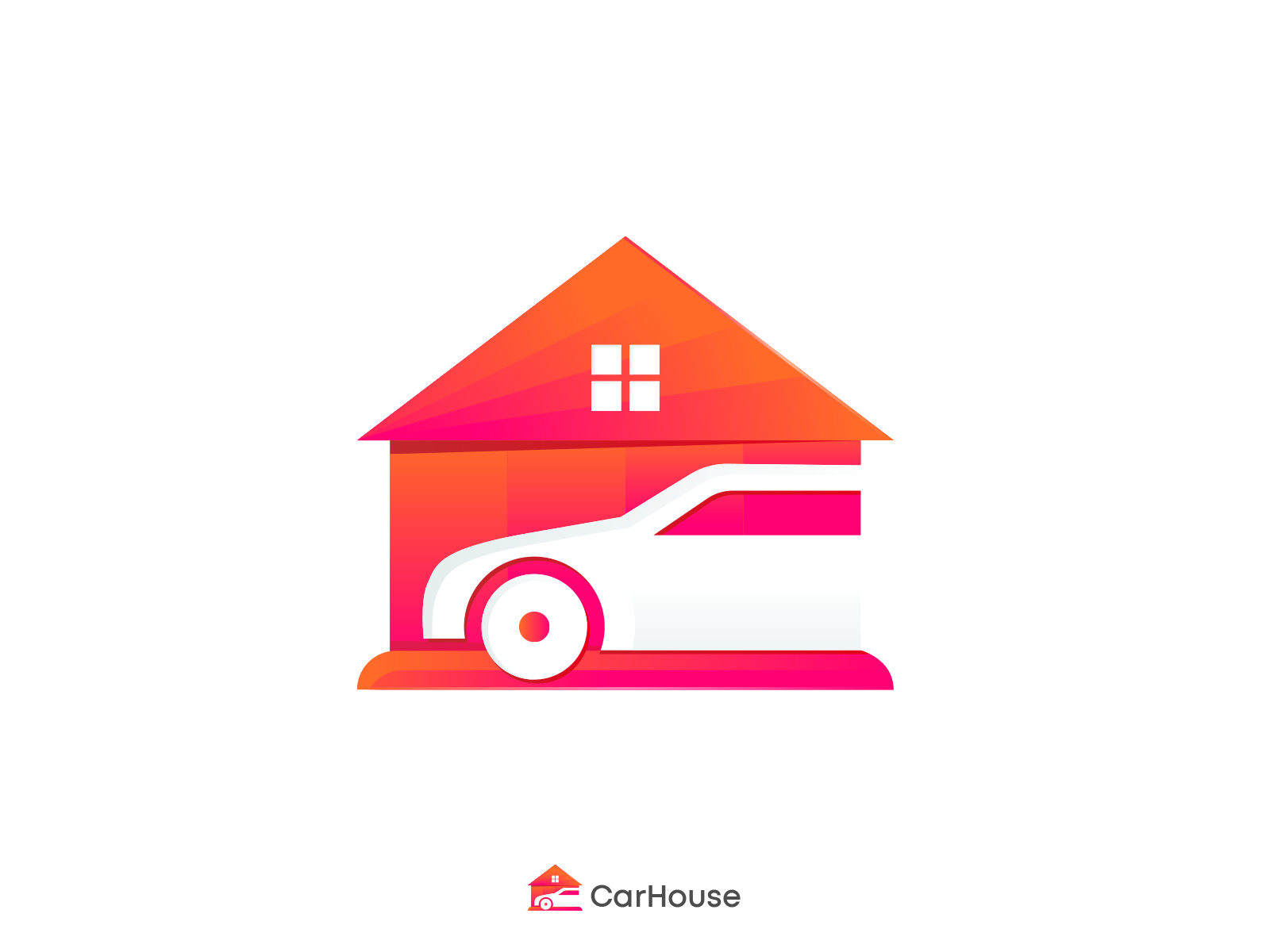 Car House Logo Design by designsraw on Dribbble