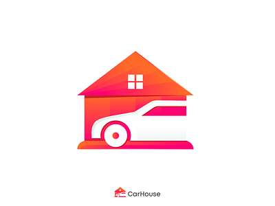 Car House Logo Design automotive brand design brand identity branding car car service house logo logo design