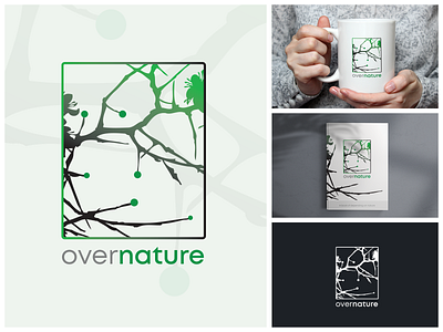 Over Nature Logo and Branding