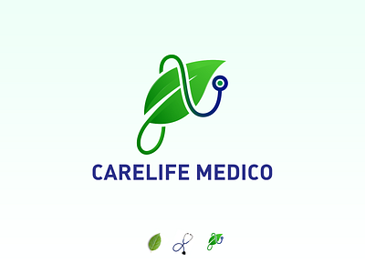 Brand and Visual Identity brand identity branding design doctor gradient graphic design green leaf logo logo design medical visual identity