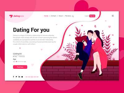 Dating for you Landing Page