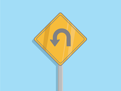 Quick, take a U turn! adobeillustator art artist artwork design flat flatvector graphicdesign