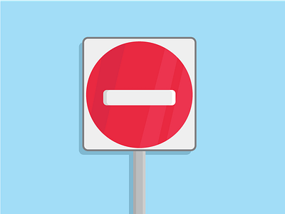 Do Not Enter adobeillustator art artwork design flat flatvector graphicdesign illustration