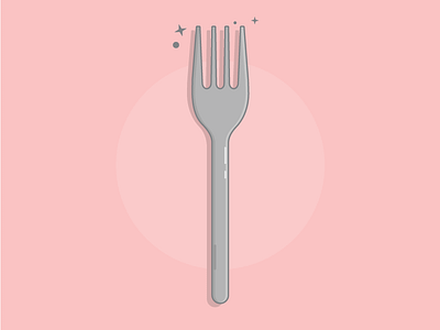 Fork adobeillustator art artwork design flat flatvector graphicdesign illustration