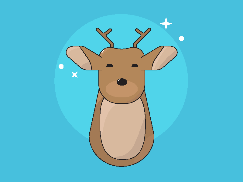 Reindeer! By Bobby Landergan On Dribbble